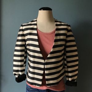 Dolce Vita Black/White Striped Blazer